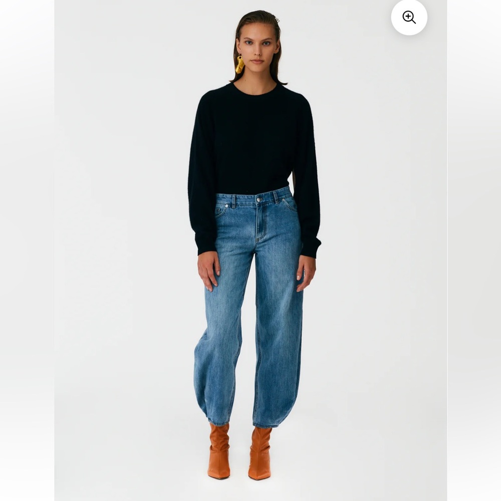 Tibi Classic Wash Denim Brancusi Jean